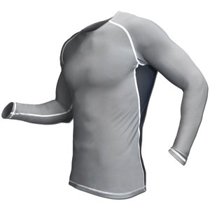 High Quality Customizable Judo Rash Guard Quick-Dry UV Protective Breathable Polyester/Spandex Knitted Judo Shirt - Product Image 1