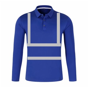 Polo de alta visibilidad para hombre, ropa informal de trabajo ligera personalizada con logotipo bordado, manga transpirable, diseño impreso, novedad - Product Image 1