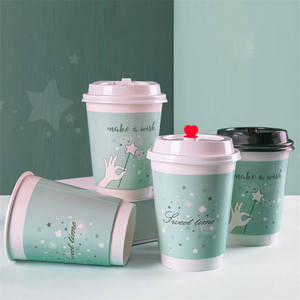 Logo mural personnalisé OEM Offre Spéciale-papier imprimé écologique Article-Gobelet en papier 6/8/10/12/16 OZ pour l'exportation - Product Image 5