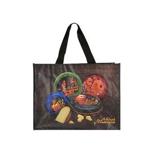 Bolsas de Compras de Polipropileno Tejido con Diseño Personalizado, con Cierre y Asas (Tejido No Tejido/Cinta de Polipropileno) - Empaque Personalizado - Product Image 1