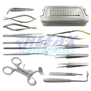 ชุดเครื่องมือผ่าตัดด้วยมือสเตนเลสสตีลคุณภาพสูงใหม่ล่าสุดชุดพื้นฐานเครื่องมือผ่าตัดขนาดเล็กที่ยึดเข็มสำหรับองค์กร reeax - Product Image 1