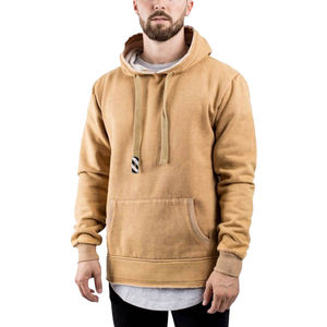 Sweat-shirt vintage délavé à l'acide pour homme, sur mesure, poids lourd, streetwear décontracté, imprimé graphique, capuche - 100% coton, hiver - Product Image 1