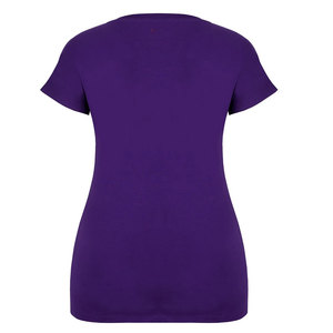 Nueva Llegada Verano 2024 Camiseta Ecológica Transpirable de Secado Rápido Ajustada de Color Sólido para Mujer Personalizable Moda Profesional - Product Image 6