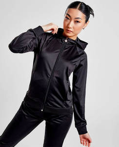 Conjunto de 2 piezas de moda informal de talla grande con logotipo personalizado, sudadera para correr, pantalones de chándal, chándales transpirables para mujer - Product Image 4