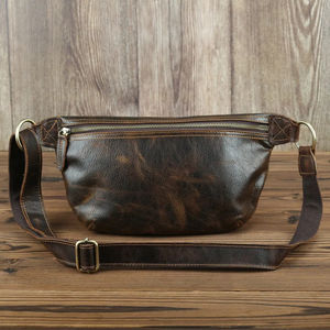 Personalizado de lujo Cruz cuerpo estilo pequeña mamá bolsa de pañales ajustable cinturón bolsas monedero PU cuero mujeres riñoneras - Product Image 3