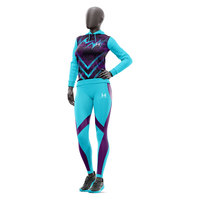 Ensemble d'entraînement 2 pièces pour femmes personnalisé veste à capuche zippée et pantalon de yoga évasé leggings à séchage rapide respirant écologique