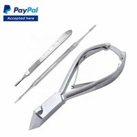 Kit Básico de Podología - Instrumentos Básicos para Cirugía de Uñas, Herramientas para Extracción de Uñas Encarnadas, 410 Piezas de Acero Inoxidable Japonés, Corte Suave y Preciso