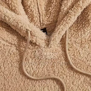 ชุดวอร์มผ้าฝ้าย100% สำหรับผู้ชายชุดวอร์มสีทึบมีฮู้ดขนาดใหญ่พิเศษสำหรับฤดูหนาวออกแบบได้ตามต้องการ - Product Image 6