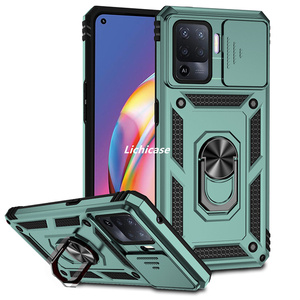 Licicase ใหม่เคสโทรศัพท์พร้อมห่วงจับหมุนได้360องศาสำหรับ <span class=keywords><strong>A94</strong></span> OPPO F19 Pro Reno 5 Lite ฝาหลัง - Product Image 6