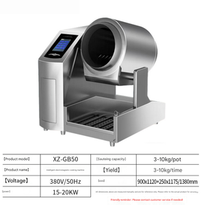 <span class=keywords><strong>Wok</strong></span> à agitation automatique et machine à frire industrielle robuste pour fonctionnement continu - Product Image 6