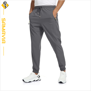 OEM Personnalisé Tricoté Poche Pantalons pour Hommes Respirant Anti Boulochage Coupe-Vent Imperméable Taille Élastique Pantalons de Survêtement Pantalons RTS - Product Image 6