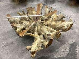 Contemporary Wooden Coffee <b>Table</b> made of Teak root for Home Villa Hotel or Office for <b>Living</b> <b>Room</b> or Apartment Use - Product Image 4