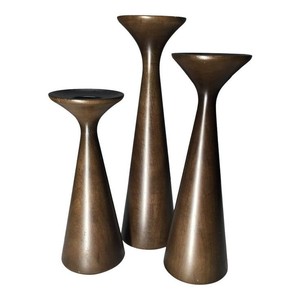 Mariage chaud fantaisie luxe grand bougeoir en métal fait à la main Logo personnalisé gamme de gros lanternes en métal bocaux à bougies pièce maîtresse - Product Image 1