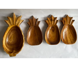 Cuenco de madera para servir, fabricación a precio barato, forma de piña, restaurante, hogar, cuencos de madera usados - Product Image 6