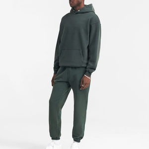 Chándales de Invierno para Hombre con Capucha, de Felpa Francesa de Alta Calidad, Estilo Desgastado, Estampado Puff, Algodón Suave, Diseño Sólido, 360 Gramos - Product Image 4