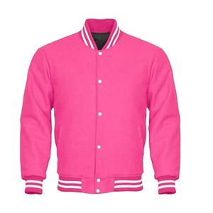 Nouvelle arrivée : Veste universitaire en laine pour hommes, ensemble de vestes universitaires pour hommes, broderie personnalisée, patchwork rouge, HI Bomber Varsity 2026 - Product Image 1