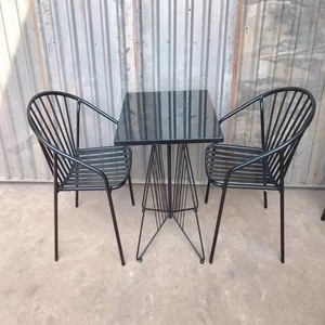 Mesa de comedor hecha en Vietnam con metal para cocina, sala de estar - Product Image 2