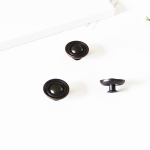 Bouton d'armoire contemporain en bronze huilé en alliage de zinc vintage pour cuisine salon meubles commode garde-robe facile - Product Image 4