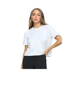 T-shirt coupe body surdimensionné T-shirts vierges Vente en gros Boxy Fit Oversize T-shirt à épaules tombantes 260gsm tee Vintage Heavy mock neck - Product Image 3