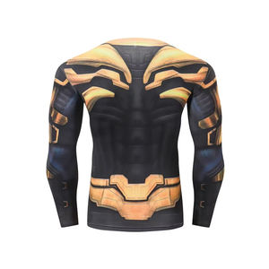 2026 Vente en gros Rashguard sublimé pour homme, manches longues, séchage rapide, léger, Spandex/Nylon 240g, coupe confortable, logo personnalisé - Product Image 3