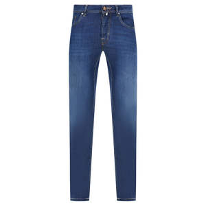 2025 pantalon en jean droit taille moyenne personnalisé de haute qualité pour hommes motif imprimé Streetwear été fabricant OEM prix bon marché - Product Image 3