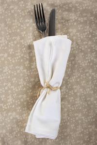 100% ensemble de serviettes en satin de coton à séchage rapide serviette en lin solide blanc tissé pour la maison hôtels restaurants utilisation durable de la cuisine - Product Image 2