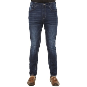 Nouvelle arrivée de pantalon en jean pour hommes décontracté délavé vente en gros OEM coupe ajustée à bas prix orienté vers l'exportation qualité personnalisée - Product Image 4