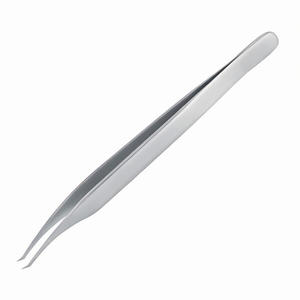 Pinzas para extensiones de pestañas con etiqueta privada Pinzas para extensiones de pestañas de acero inoxidable Pinzas para pestañas con etiqueta privada - Product Image 3