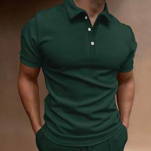 2023 Hombres Slim Fit de punto para Polo Camiseta de media manga corta Sudadera de golf Muestra de Verano gratis - Product Image 6
