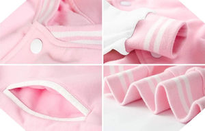 Wholesale <b>Men</b> <b>s</b> Casual PU Suede Varsity <b>Jacket</b> Tatami Embroidery Front & Sleeve Logo Woven Turn Down Collar Winter <b>Jacket</b> - Product Image 5