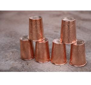 Premium <b>Copper</b> Drinking Mug and <b>Glass</b> for Bars and Cafes - Product Image 1