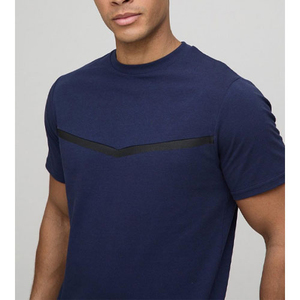 Chándal de verano para hombre, Camiseta con hombros descubiertos, camiseta de manga, conjuntos de pantalones cortos para hombre, ropa de calle informal, trajes de 2 piezas personalizados - Product Image 3
