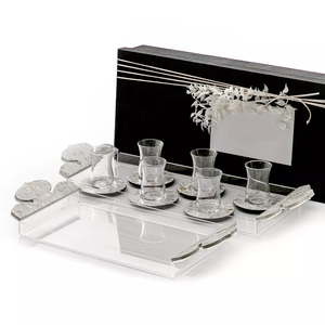 Bandeja de perlas de chocolate árabe de lujo, hecha a mano con acrílico de Vietnam - Product Image 5