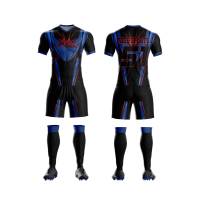 Jersey Sepak Bola Unisex Custom Sablon Nama Model Terbaru Pakaian Olahraga Latihan Seragam Terbaru Pria Teknologi Sublimasi Pendek