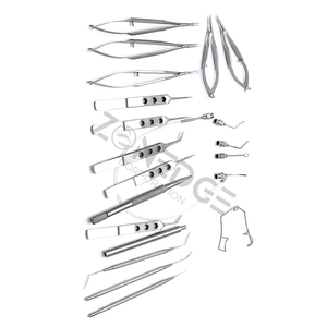 Instrumentos de cirugía de cataratas personalizados Juego de instrumentos quirúrgicos de microcirugía ocular Instrumentos oftálmicos básicos - Product Image 1