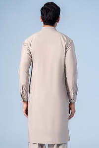 Hombres musulmanes islámicos largos de alta calidad Shalwar Kameez con bolsillos laterales Material de poliéster/algodón MOQ bajo más vendidos - Product Image 5