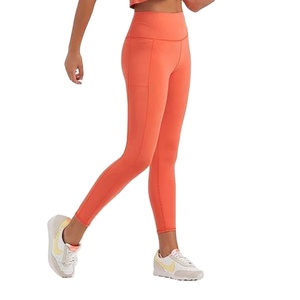 Leggings Femme Taille Moyenne Qualité Premium OEM Respirants Sans Coutures Anti-Bactériens Style Hip Hop Couleurs Personnalisées Logo - Product Image 3