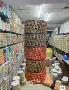 Crochet Lace Embroidery Trimming Ribbon for Clothing Accessories Shoes Garments-Washable Eco-Friendly Polyester Rayon Sequin - Product Image 3