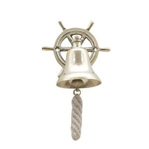 Campana de Metal Vintage con cuerda Decoración colgante rústica para granja Navidad Hogar Jardín o adorno de pared - Product Image 6