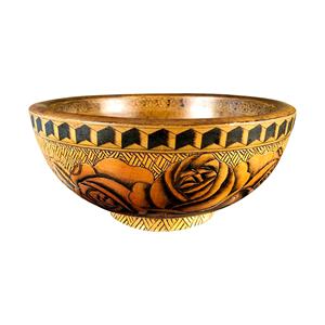 Bol en bois pour vaisselle de table Vaisselle Décor Ustensiles de cuisine et bols de service Design fait à la main en Inde Artisanat Designs - Product Image 1