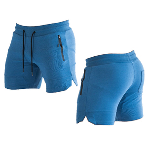 Pantalones Cortos Deportivos para Hombre, Color Negro y Verde Neón, Cintura Elástica, Secado Rápido, Tejido de Poliéster, Ajuste Atlético, Cintura Media, con Bolsillos - Product Image 4