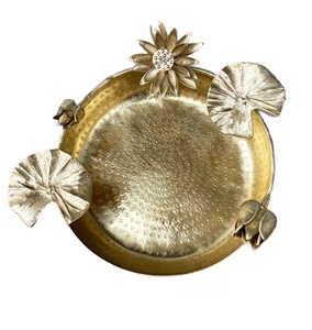 Urli Diya ที่วางของตกแต่งน้ำมัน pooja โคมไฟเทศกาลอินเดียแบบดั้งเดิมเทียนยืนตกแต่งบ้านวัด Mandir - Product Image 6