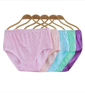 Gran oferta, bragas de mujer de tiro medio, tangas de punto sólidas, transpirables, ecológicas, de talla grande, al por mayor - Product Image 5