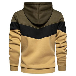 เสื้อฮู้ดขนแกะสวมหัวแขนยาวสำหรับผู้ชายเสื้อสเวตเชิ้ตลำลองแบบสวมหัวมีสีแปลกใหม่ - Product Image 2