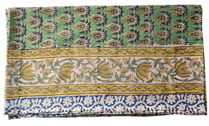 Sarong Pareo Bikini de plage en coton 100% imprimé à la main avec des motifs floraux indiens multicolores pour femmes - Product Image 5