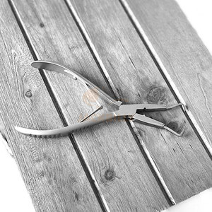 Pince d'extension de cheveux Microlink Extra Large de 7 pouces Outil de retrait de perles en acier inoxydable pour extensions de cheveux humains - Product Image 2