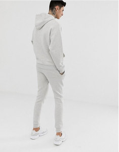 사용자 정의 로고 빈 조거 까마귀 세트 일반 새로운 패션 브랜드 운동복 운동복 남성 2 조각 사용자 정의 땀 세트 세트 - Product Image 2