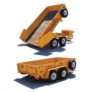 Farm Tipping Trailer Dump Trailer Small <b>Truck</b> Trailers Epa Approved Tractors - Product Image 1