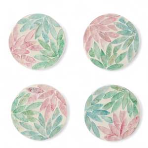 Handmade Mother of Pearl Coaster Set for Beverage <b>Protection</b> and Classic Style <b>Table</b> Decoration - Product Image 1