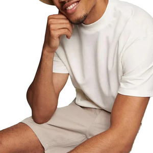 Vente en gros en ligne T-shirt 2025 pas cher Prix T-shirt lourd de haute qualité 100% coton microfibre Stock T-shirt personnalisé pour hommes - Product Image 2